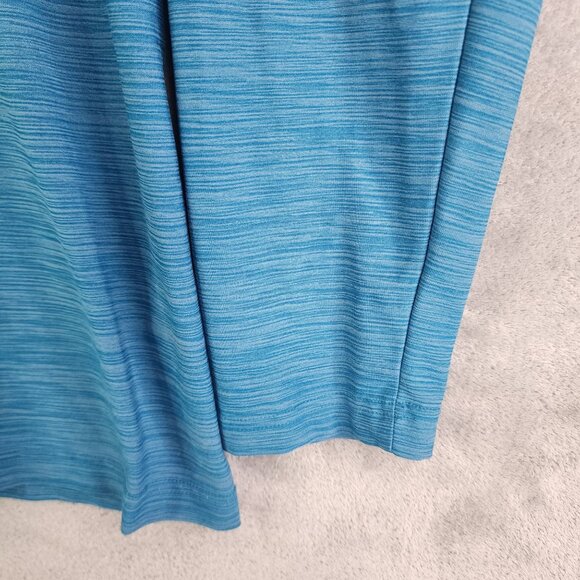 Mens Blue Nike Dri-Fit Pullover Shirt 1/4 Zip Long Sleeve Mock Neck Size L - Picture 5 of 14